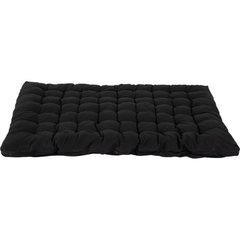 MEUBLES COSY Materasso pieghevole portatile futon a 2 posti, 135x190x10 cm, nero