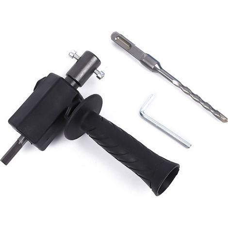 Adaptateur perceuse-perceuse en acier allié, convertisseur de perceuse électrique en perforatrice pour verre, métal et bois. (1/5)