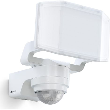 STEINEL PROJECTEUR LED EXTÉRIEUR XLED PRO EXPANSE SC BLANC, DÉTECTEUR 240°/12 M, BLUETOOTH MESH, SPOT EXTÉRIEUR, PANNEAU LED ORI