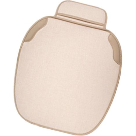 Coussins de siège auto en lin quatre saisons avec base élastique antidérapante, compatibles avec tous les sièges avant de véhicules, multicolores. (1/5)
