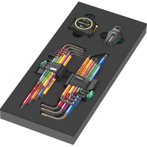 Wera  Innen-Sechskant, TORX Winkelschraubendreher-Set 1.5 mm, 2 mm, 3 mm, 4 mm, 5 mm, 6 mm, 8 mm, 10 (1/5)