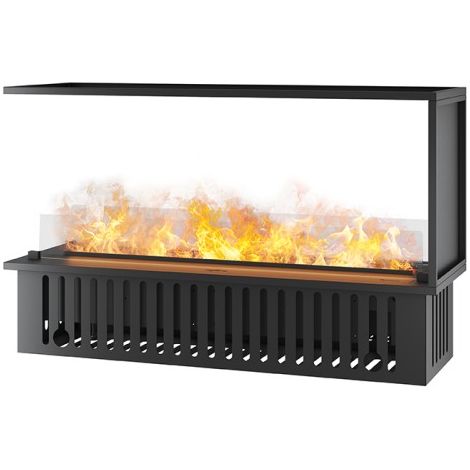 INVAPO U1200 - Camino a vapore acqueo a LED multicolore trifacciale con riempimento automatico (1/5)