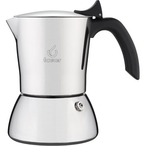 Caffettiera acciaio Forever 6 tazze Perla 121352