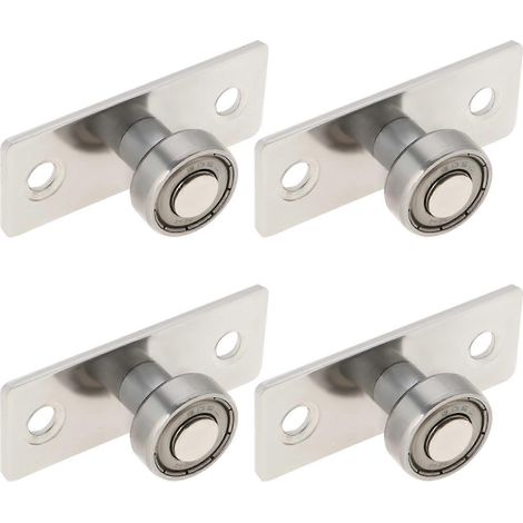 4 stuks schuifdeur vloergeleider vloerrolgeleider metalen schuifkogellager katrol schuifdeur rolgeleider kogellagers rol (1/5)