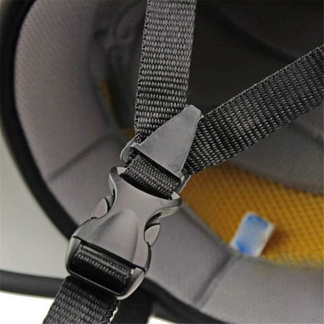 Motorrad-Halbhelm, Baseball-Halbgesichtshelm mit verstellbarem Riemen, winddichter Kopfschutz (1/5)