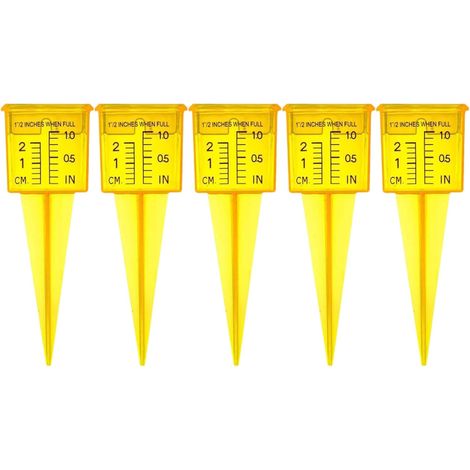 Regenmesser, 1 5 Zoll Kapazität, 1 5 Kapazität Regenmesser für den Außenbereich, Garten, Garten, Zuhause, Niederschlagsanzeige