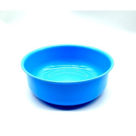 Bol à soupe en plastique réutilisable incassable empilable 10 cm Bleu clair (1/3)