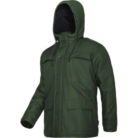 Grüne Isolierjacke, Größe „S“, CE-Kennzeichnung, lahti