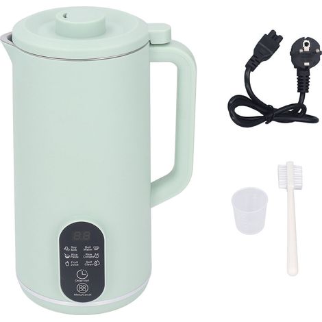 Mixeur à lait de soja multifonctionnel pour la maison, sans ébullition ni filtration, mixeur automatique de comptoir, vert, prise européenne 220 V (1/5)