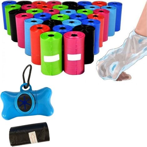 600 Sacchetti Igienici Per Bisogni Escrementi Cani Raccolta Feci Con Dispenser (1/4)