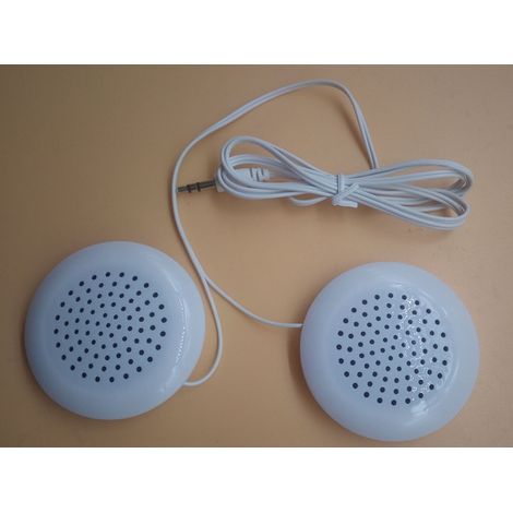 Mini enceinte double pour téléphone, enceinte stéréo 3,5 mm d'extérieur compatible MP3, MP4, iOS et CD (1/4)