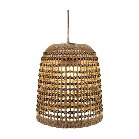 [GEBRAUCHT] B-Ware Newgarden Hängeleuchte Pendelleuchte Led Außenleuchte Seegras Holz Hell Schw264
