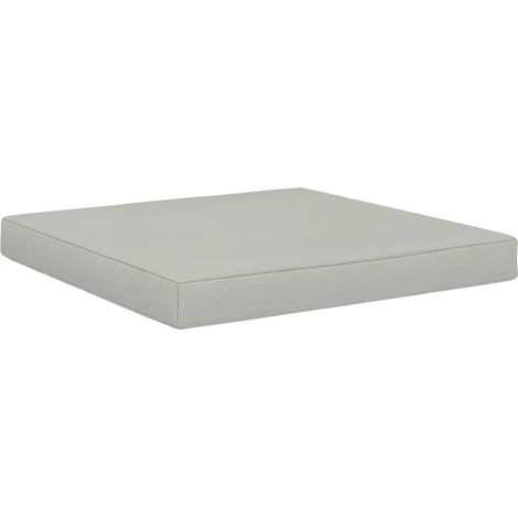 Cojín para muebles de palés tela beige 60x61,5x6 cm vidaXL (1/4)