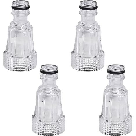 4pcs Nettoyeur haute pression filtre à eau Nettoyeur haute pression filtre à eau accessoires de jardin, filtre à tuyau d'eau, pour Nettoyeur haute pression, pompe de jardin, arrosage de jardin
