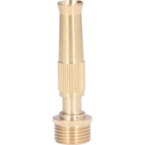 Buse de tuyau d'arrosage G1/2 filetage externe, haute pression, rotative, réglable (1/2)