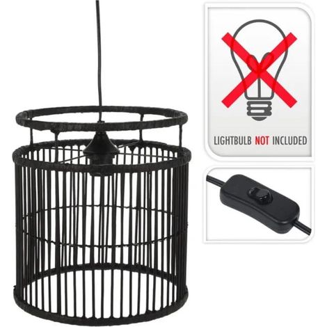 Lampe suspendue Noir H&S Collection (1/3)