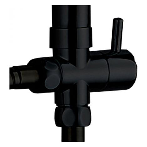 DEVIATORE COLONNA DOCCIA LX-4001 NERO OP GROENLANDIA