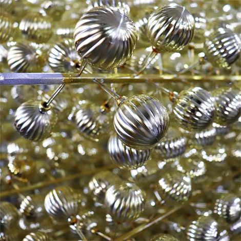 36-teiliges Set 4 cm große Weihnachtskugeln, bruchsichere Kunststoffkugeln, Christbaumschmuck für Jubiläen und Partys (1/4)