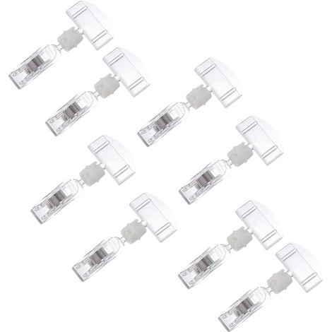 8 pinces pivotantes en acrylique résistant à l'usure pour (1/5)