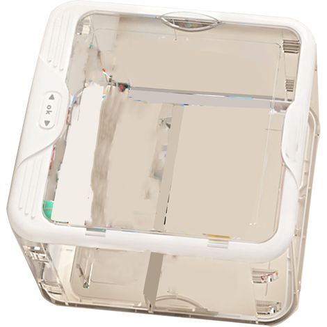 Coffret de Présentation pour Figurines Transparent Empilable Anti-Poussière en Acrylique, Boîte de Rangement pour Maison, Blanc (1/5)