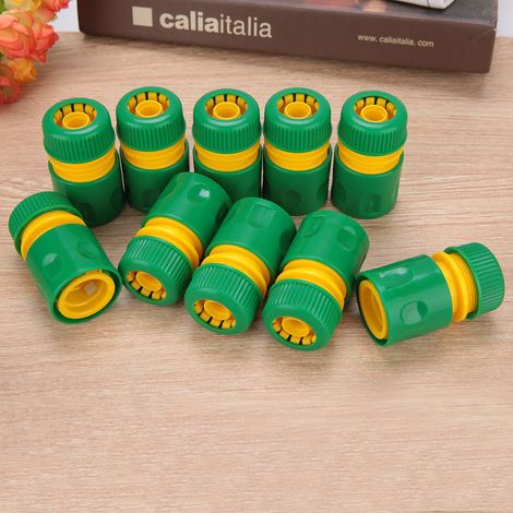 10 raccords rapides pour tuyau d'arrosage de jardin 1/2" (système de joint fileté) (1/5)