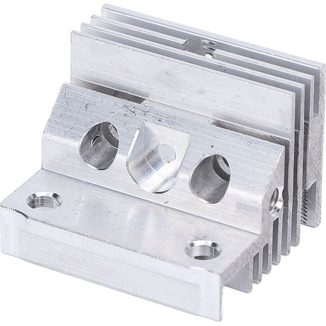 Dissipateur thermique en alliage d'aluminium pour extrudeuse, bloc de refroidissement de remplacement pour imprimante 3D K1 Maximum, buse de chauffe intégrée (1/5)