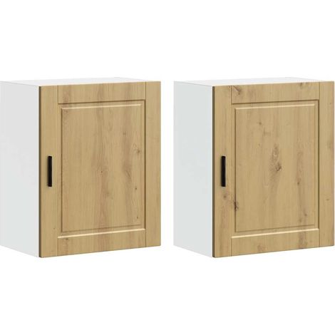 Maison Exclusive - Armoires murales de cuisine 2 pcs Porto chêne artisanal