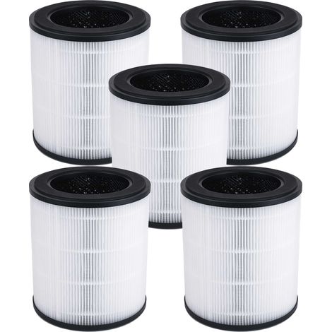 vhbw 5x filtro aria compatibile con Rowenta Pure Air City PU2840 purificatore d'aria - filtro combinato