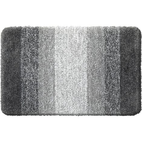 Tapis De Salle De Bain - Microfibre Épais - Antidérapant - Absorbant - Pour Porte De Salle De Bain Ou Chambre - 41 X 61 Cm (1/5)