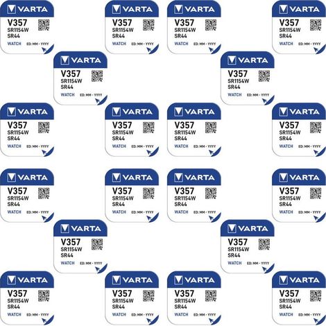 .20 piles Varta 357 SR44W.
..
..
.
2.15.0.0.