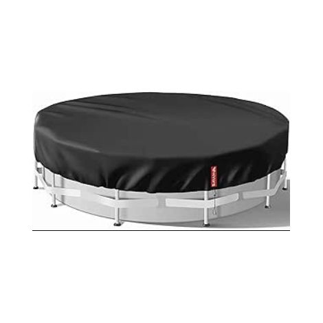 Bache Hivernage Piscine Hors Sol 488, PU 420D ÉPais Coupe-Vent BâChe (1/5)