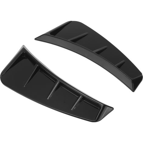 Feux latéraux de clignotant Aile Déflecteur d'air Couvercle Garniture ABS Noir Brillant Universel Extérieur Accessoires Auto (1/5)
