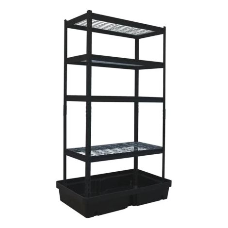 Etagère avec bac de rétention PE 60L DRAKKAR