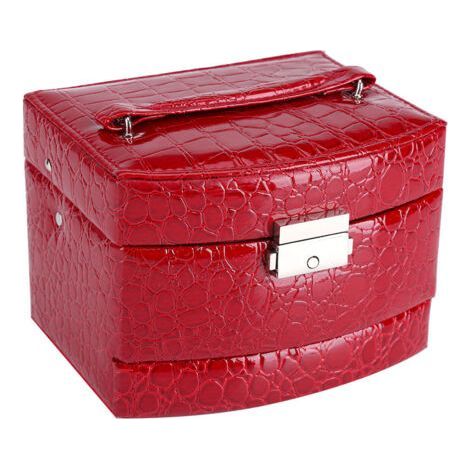 3-Tier Storage Box for Jewelry, Necklaces and Rings, Lady's Gift Case, Home Supplies