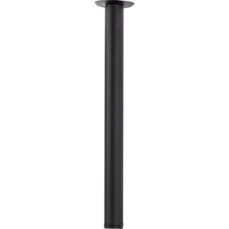 Tischbein S1 710/60 mm, matt schwarz SANS MARQUE
