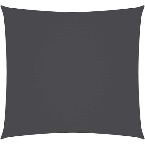 vidaXL Vela Parasole in Tela Oxford Quadrata 7x7 m Antracite