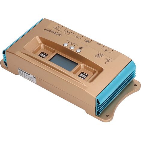 Solar-Laderegler mit MPPT-Technologie und Überladeschutz für Wohnmobile (12 V, 24 V, 36 V, 48 V, 60 V, 50 A, 600 W) (1/5)