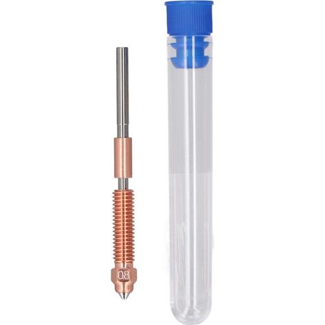 Buse d'imprimante 3D 0,8 mm 30 Mm³/s 600 mm/s Remplacement en acier trempé pour Ender 3 V3 K1C K1 Maximum (1/5)