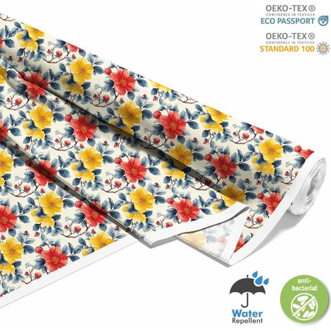 TESSUTI DECORATIVI PER ESTERNI OXFORD - Motivo Fiori I DX5354 (1/5)