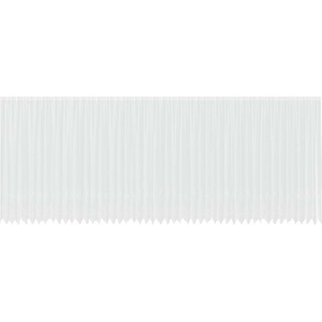 Maison Exclusive - Spitzenvorhang mit Vorhängen Weiß 260 x 1200 c