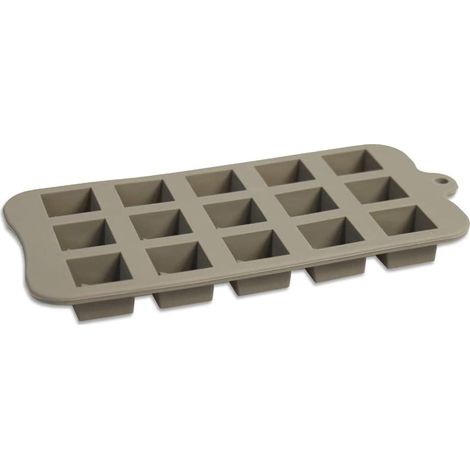 Stampo in Silicone per cioccolatini Antiaderente 15 formine Cioccolato a Forma a cubo cubetti di Cioccolata Mousse Caramelle (1/3)