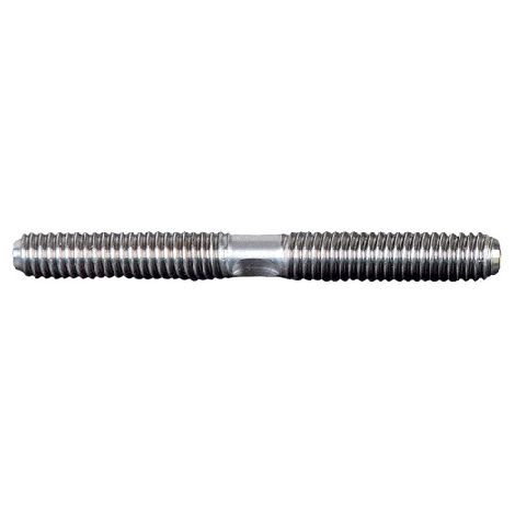 Deco Fer Forge – Tige filetée M8 droite/gauche en inox 304 – Longueur 65mm – Filetage métrique pas standard pour ferronnerie