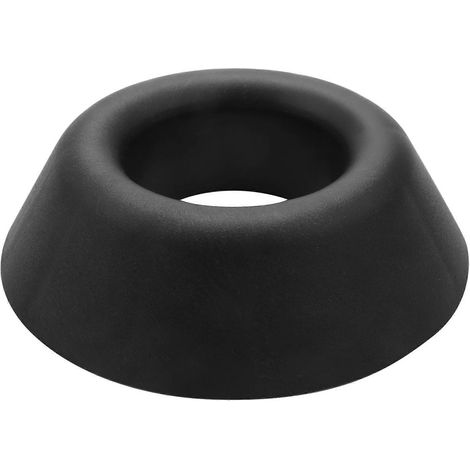 Support pour ballons de basket-ball, football, rugby, en plastique noir. (1/5)