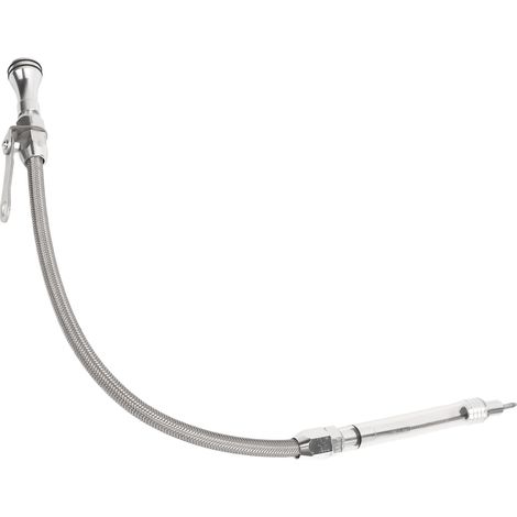 Flexibler Ölmessstab aus Edelstahl, Werkzeug zur Überprüfung des Motorölstands für LSX LS1 LS2 LS6 4,8 l, 5,7 l, 6,0 l und 6,2 l Motoren, silber (1/5)
