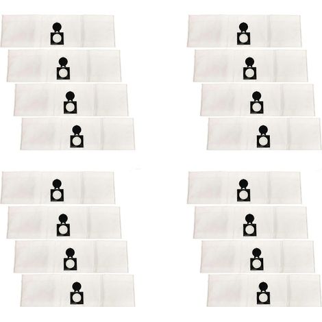 Lot de 16 sacs à poussière pour aspirateur Kärcher 2.863-326.0 WD1/WD1S/WD1S Classic/MV1 - Pièces détachées pour aspirateur (1/5)
