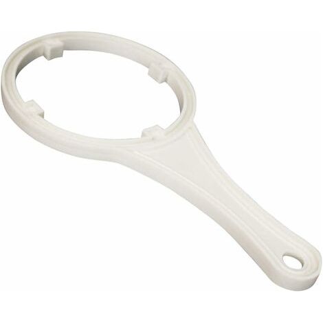 Clé de Filtre À Eau Clé de Boîtier de Filtre en Plastique Clé À Filtre Maison Entière 10 Pouces Blanc (1/5)
