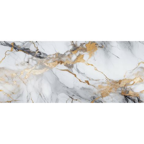 Papier peint panoramique - Effet Marbré - 130 cm x 56 cm (1/2)