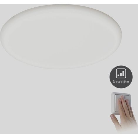 Paulmann 93068 EB Panel Veluna VariFit Luminaire à LED encastrable 22 W satin A671322 (1/5)