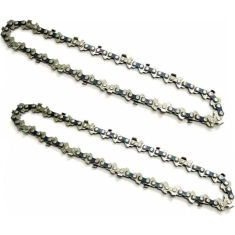 2Pièces 6 pouces chaînes de scie à chaîne pour mini tronçonneuse rechargeable à main chain,Pas de la chaîne1/4,Jauge de la chaîne 0.043/1.1mm,Maillons d'entraînement 37DL,Longu de coupe utile15cm (1/5)