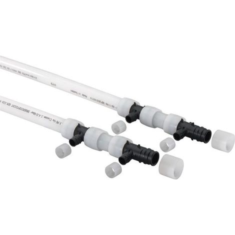 Distributeur/Collecteur Q&E Tichelmann 2 HKR pour chauffage au sol à ressorts